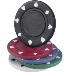 Pokerset Med Kortlekar Spelmatta Och 200 Marker 4 Gram