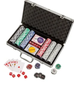 Poker Set 300 Poker Chips In Aluminium Case 3757 Philos
