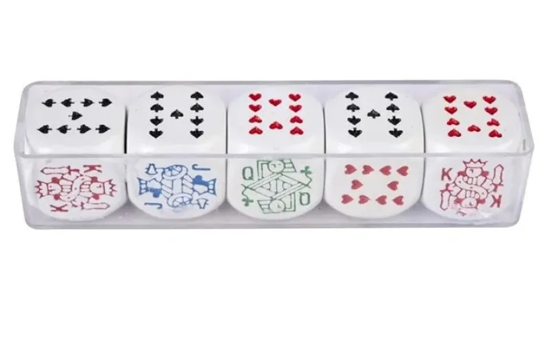 Pokertärningar (5st) - 16mm