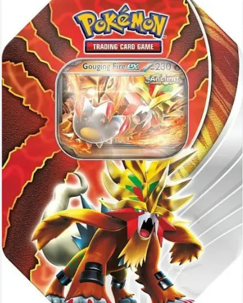 Pokémon: Paradox Destinies Fall ex Tin Gouging Fire