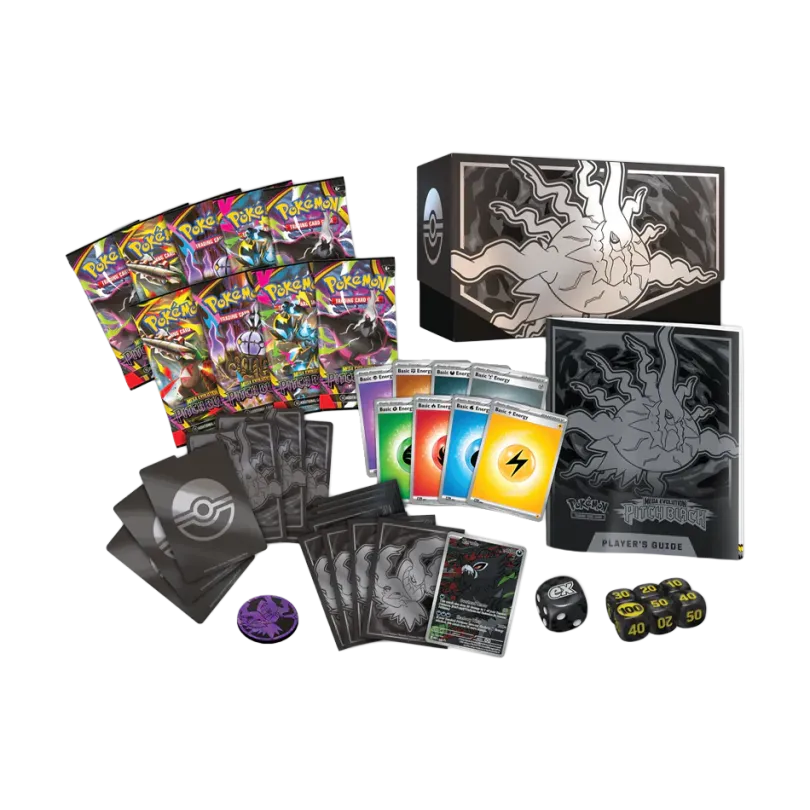Pokémon TCG: Mega Evolution - Pitch Black Elite Trainer Box (Max 1 per kund)