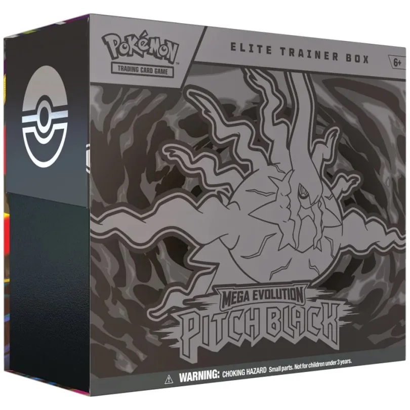 Pokémon TCG: Mega Evolution - Pitch Black Elite Trainer Box (Max 1 per kund)