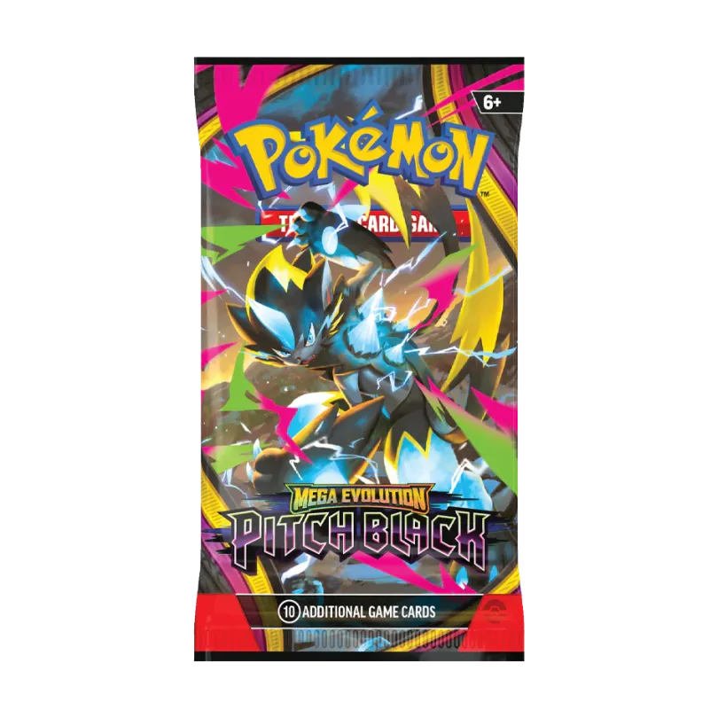 Pokémon TCG: Mega Evolution - Pitch Black Booster (Max 18 per kund)