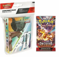 Pokémon TCG - Scarlet & Violet Obsidian Flames Mini Portfolio plus Booster
