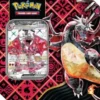 Pokémon TCG: Scarlet & Violet - Paldean Fates Tin Shiny Charizard ex (USA ed med 5 Boosters)