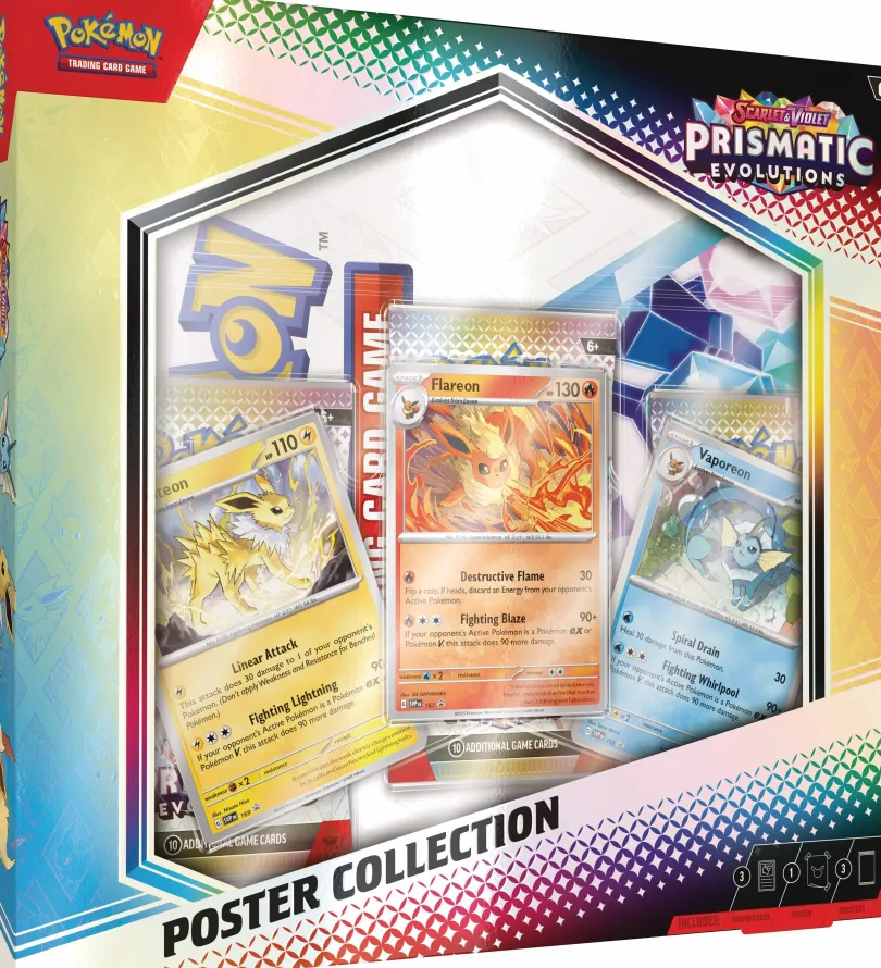 Pokémon TCG: Scarlet & Violet - Prismatic Evolutions Poster Collection