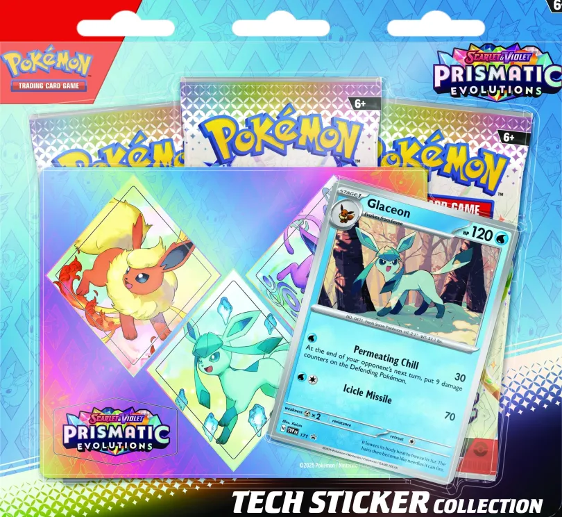 Pokémon TCG: Scarlet & Violet - Prismatic Evolutions Tech Sticker Collection