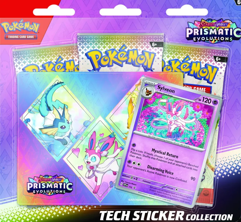 Pokémon TCG: Scarlet & Violet - Prismatic Evolutions Tech Sticker Collection