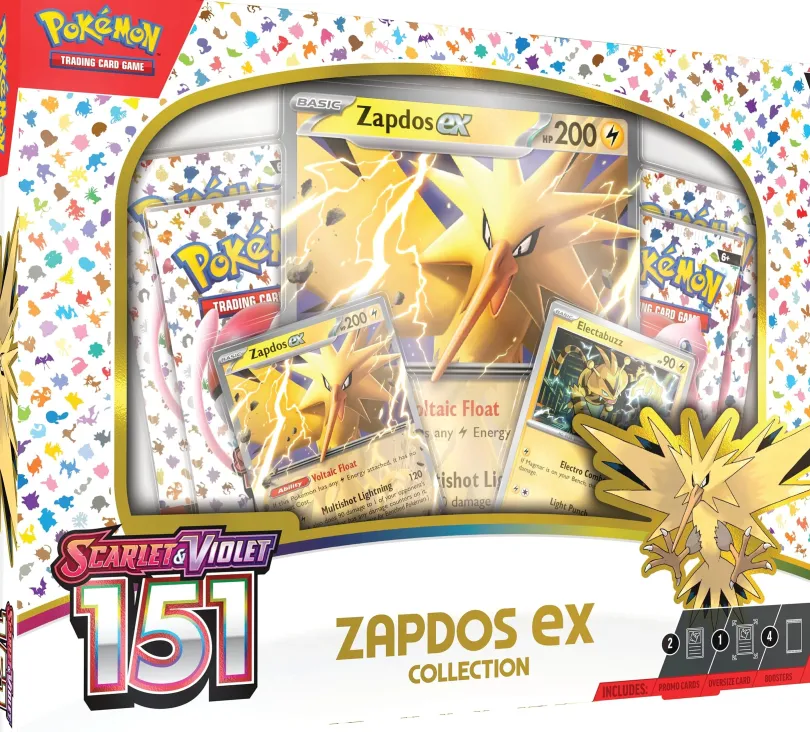 Pokémon TCG: Scarlet & Violet - 151 Zapdos EX Box Collection