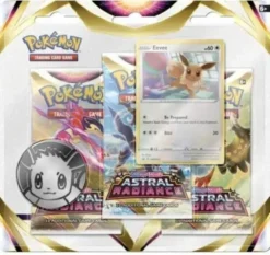 Pokémon TCG - Sword & Shield Astral Radiance 3-pack Blister - Eevee