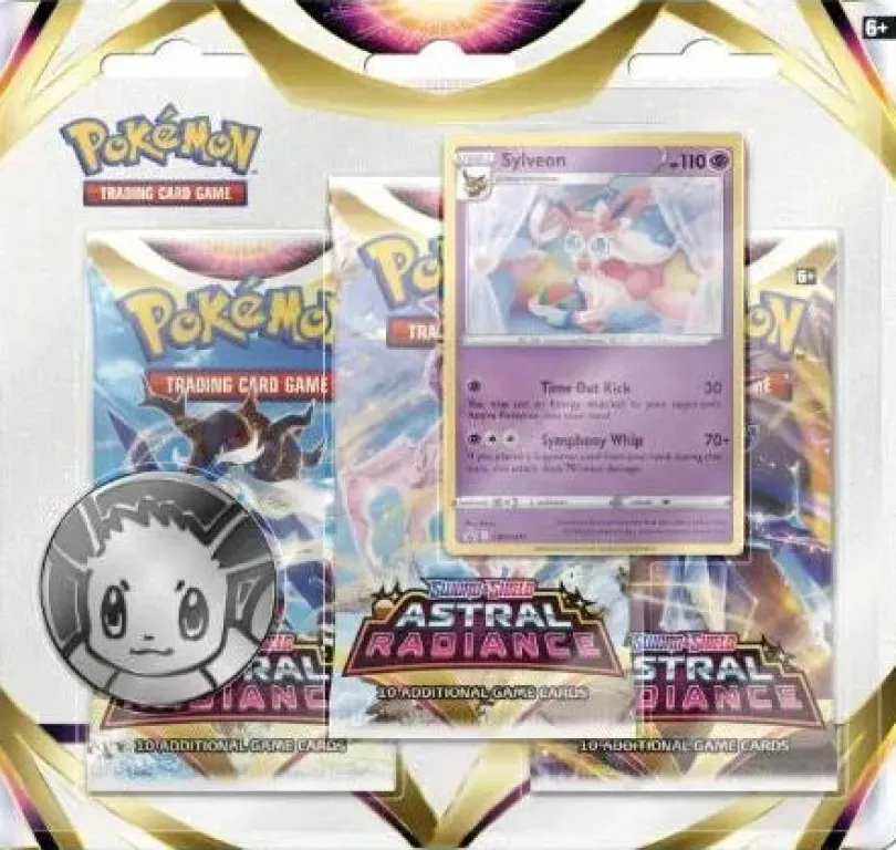 Pokémon TCG - Sword & Shield Astral Radiance 3-pack Blister - Sylveon
