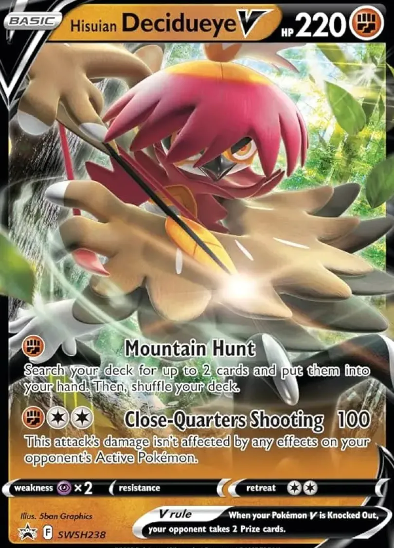 Pokémon: Tin Summer 2022 Divergent Powers - Decidueye V