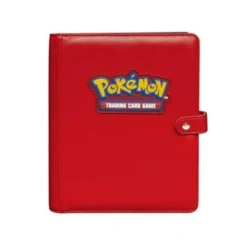 Premium Red 4-Pocket Snap Binder for Pokémon