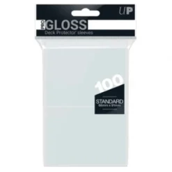 PRO-Gloss 100ct Standard Deck Protector® sleeves: Clear