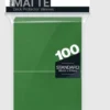 Pro Matte Standard Deck Protector Sleeves Green 100 Ultrapro
