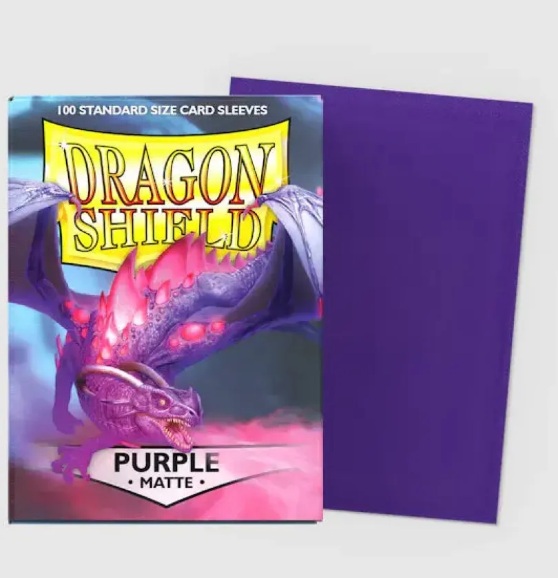 Purple - Matte Sleeves - Standard Size (100)
