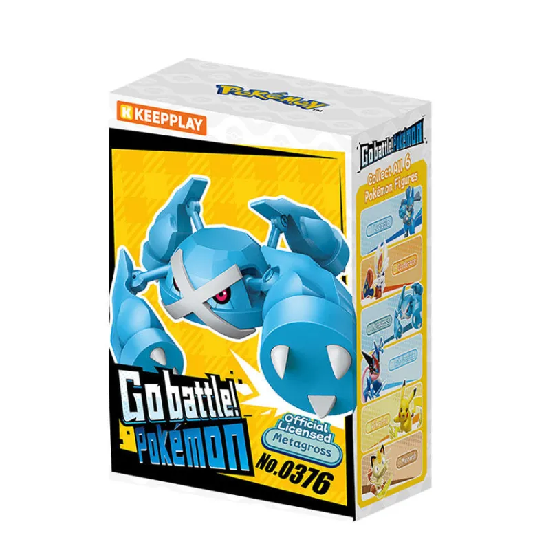 Qman Keepplay Pokemon Battle Series Wave 1 Metagross Byggsats