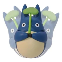 Round Bottomed Figurine Mid Totoro with leaf My Neighbor Totoro