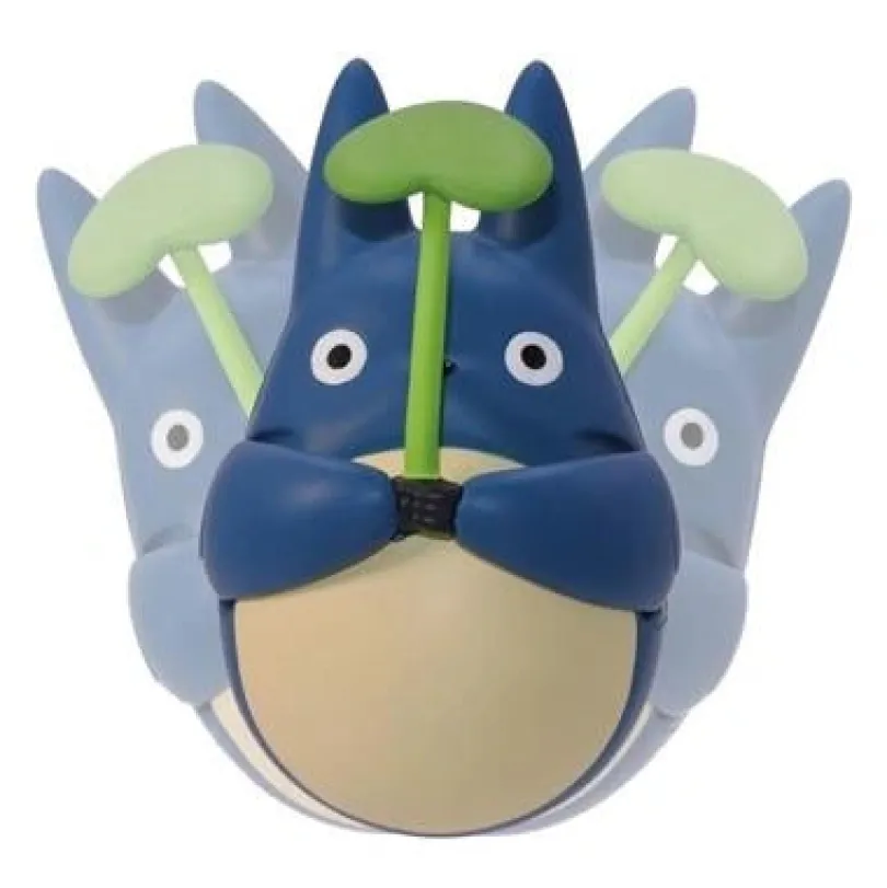 Round Bottomed Figurine Mid Totoro with leaf My Neighbor Totoro