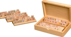 Rummy, wooden cassette, small, magnetic lock(3608)