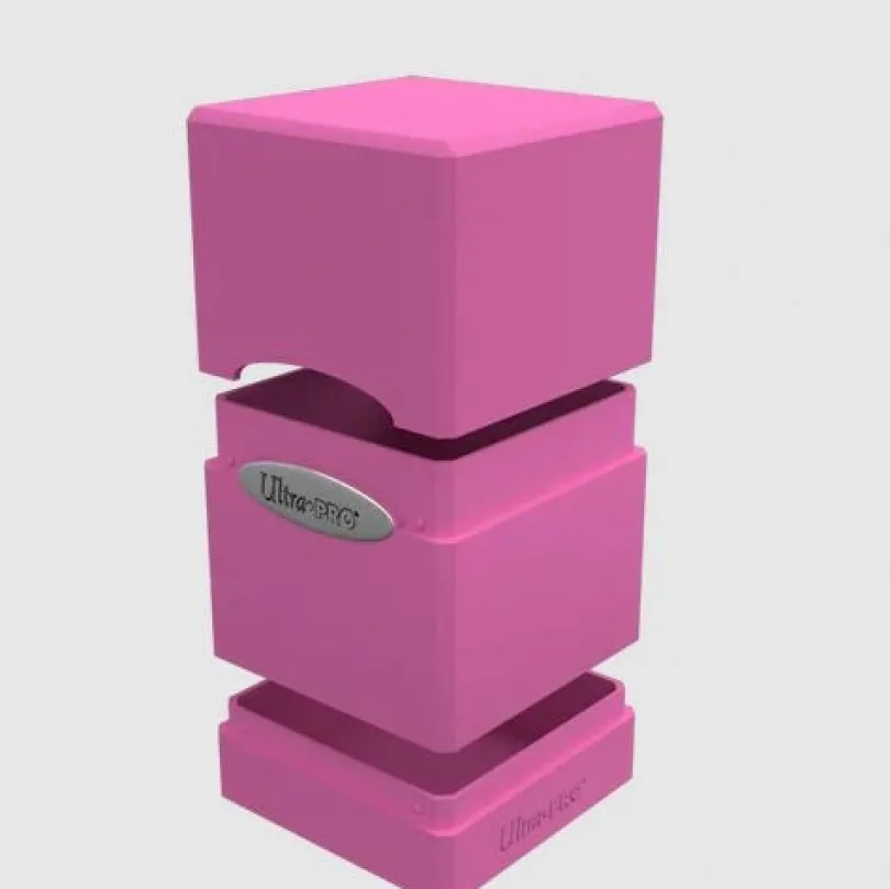 Satin Tower Deckbox Bright Pink