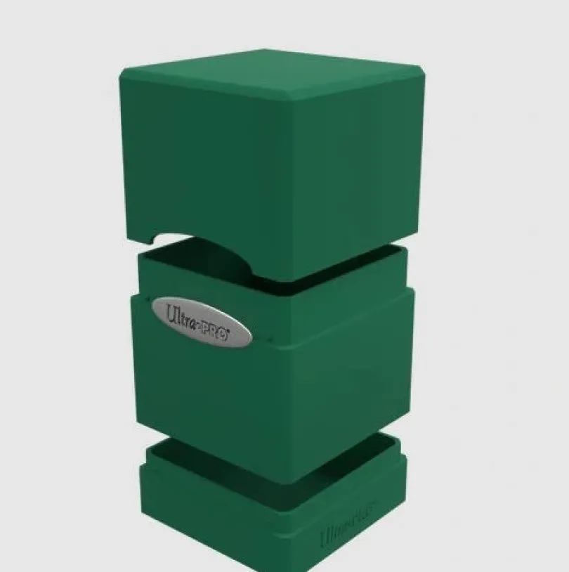Satin Tower Deckbox Green