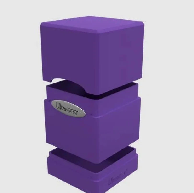 Satin Tower Deckbox Purple