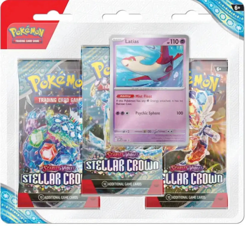 Scarlet & Violet 7 Stellar Crown 3-pack Blister - Latias