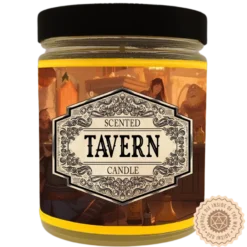 Scented Candle Tavern with Surprise D20 Dice