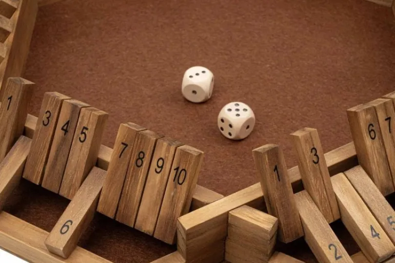 Shut The Box, 10 numbers, 6 players (3130)