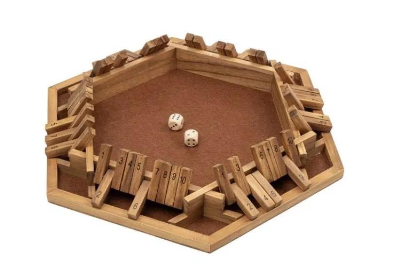 Shut The Box, 10 numbers, 6 players (3130)