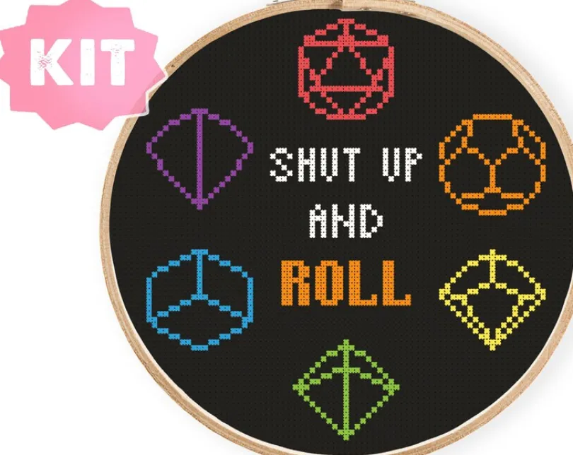 Shut up and roll - Korsstygnskit