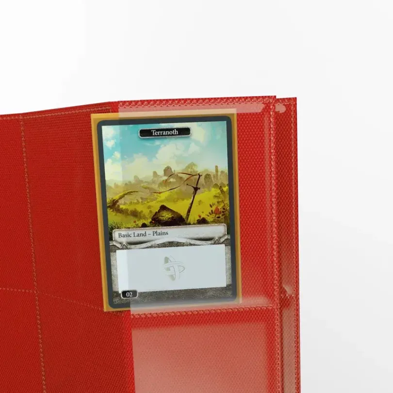 Sideloading 18 Pocket Pages 10 Pcs Pack Red Gamegenic