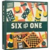 Six in One - Sex spel i ett set - träspel