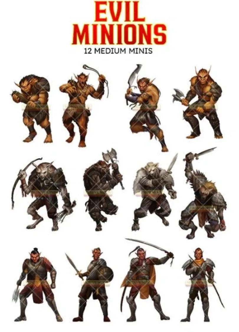 Skinny Minis - Evil Minions