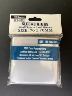 Sleeve Kings - Small Square Card Sleeves, 70x70mm (110)