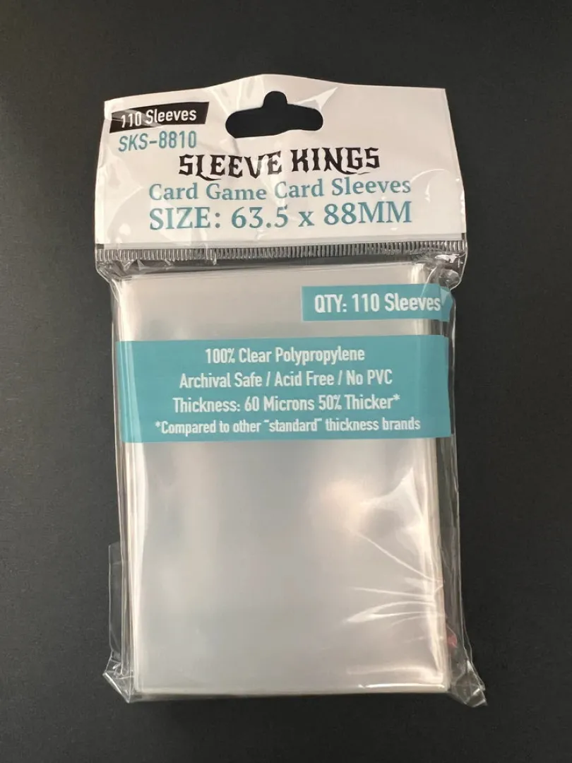 Sleeve Kings - Standard Card Game Card Sleeves, 63,5x88mm (110)