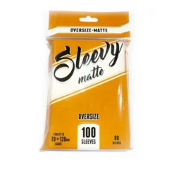 Sleevy OVERSIZE – matte (100 sleeves for 79x120 mm cards)