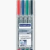 Staedtler Lumocolor Marker Wet Erasepen Set 4