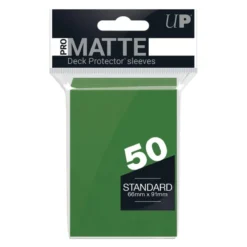 Standard Sleeves - Pro-Matte - Non Glare - Green (50 Sleeves)