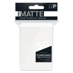Standard Sleeves - Pro-Matte - Non Glare - White (50 Sleeves)