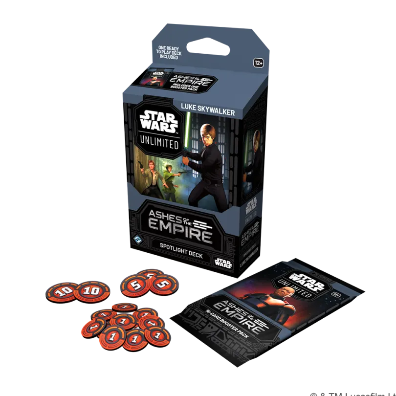 Star Wars: Unlimited - Ashes of the Empire Spotlight Deck Luke Skywalker