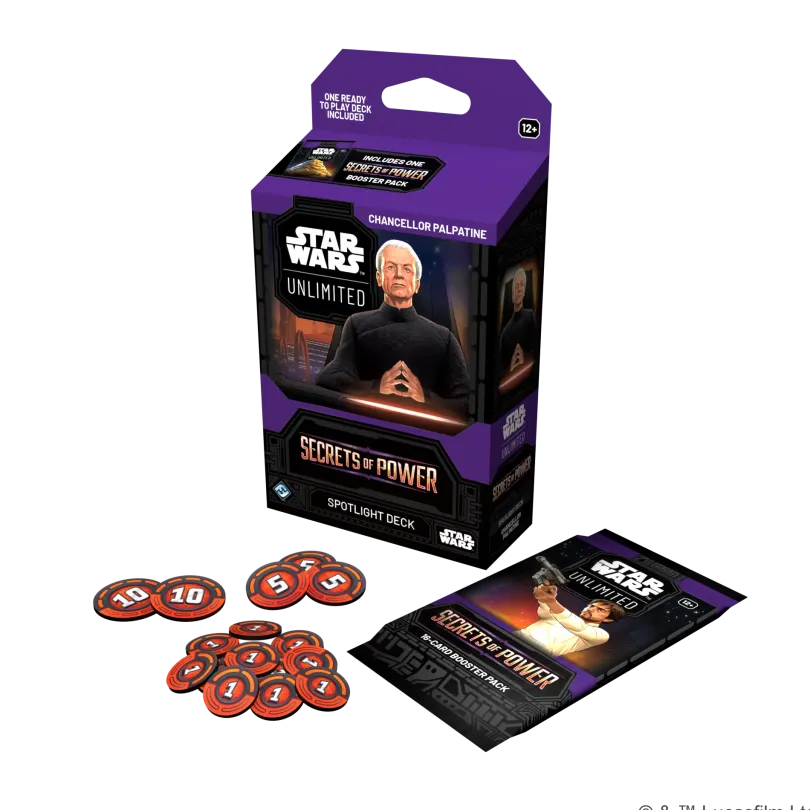 Star Wars: Unlimited Secrets of Power Spotlight Deck Chancellor Palpatine