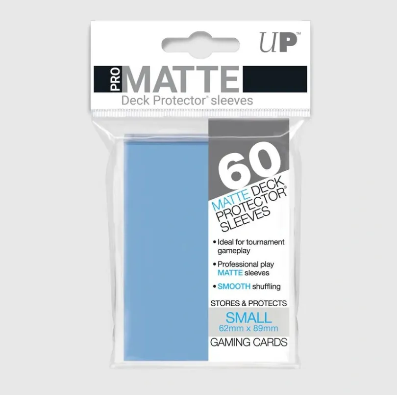 60st Pro-Matte Light Blue Small Deck Protectors