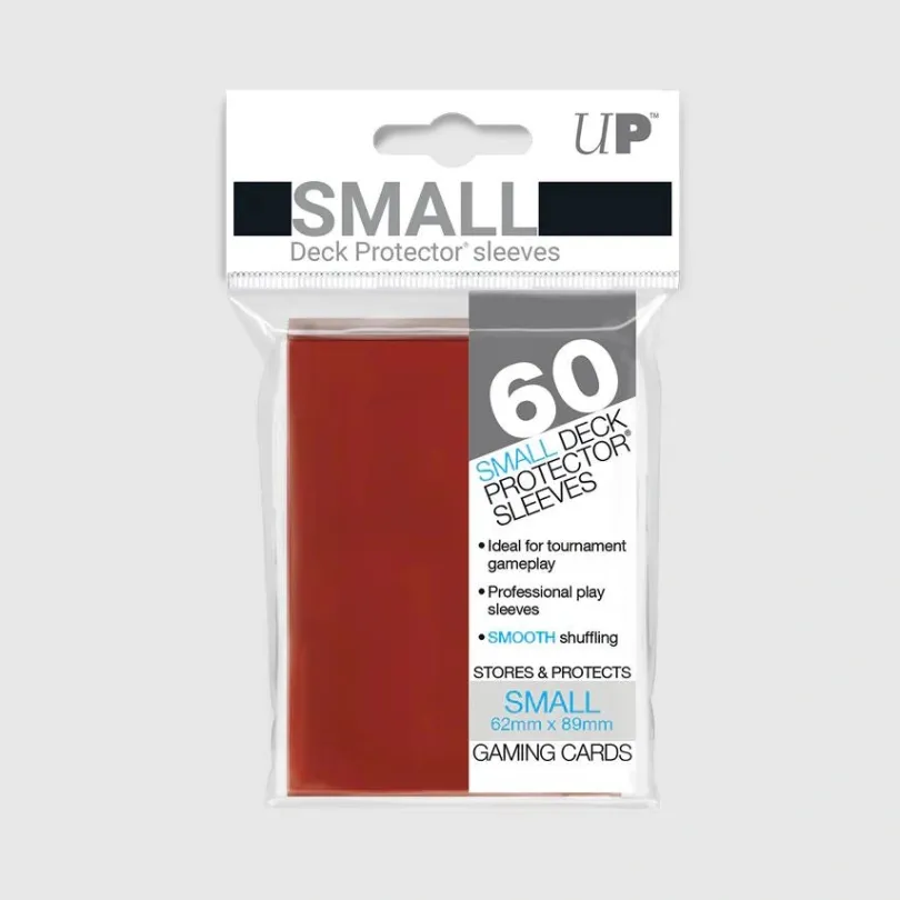 60st Red Small Deck Protectors Ultrapro