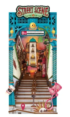 Street Scene - Book Nook Kit - Rolife
