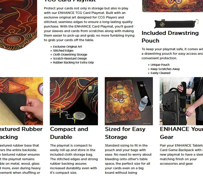 Tabletop Card Game Playmat Magic