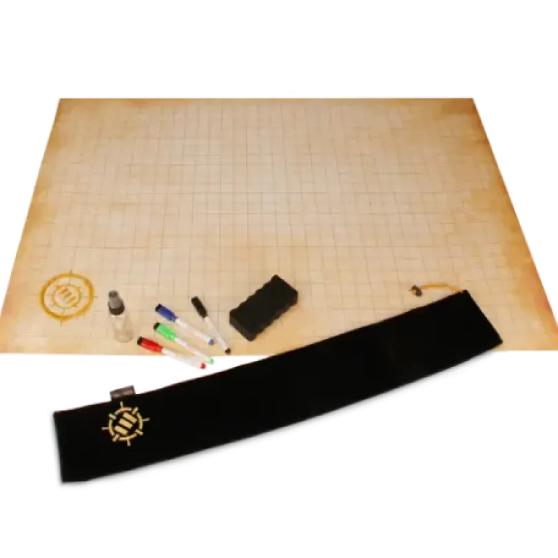 Tabletop RPG Grid Mat Campaign Kit