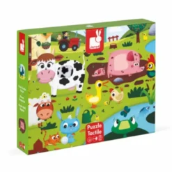Tactile Puzzle Farm Animals (20 pieces)