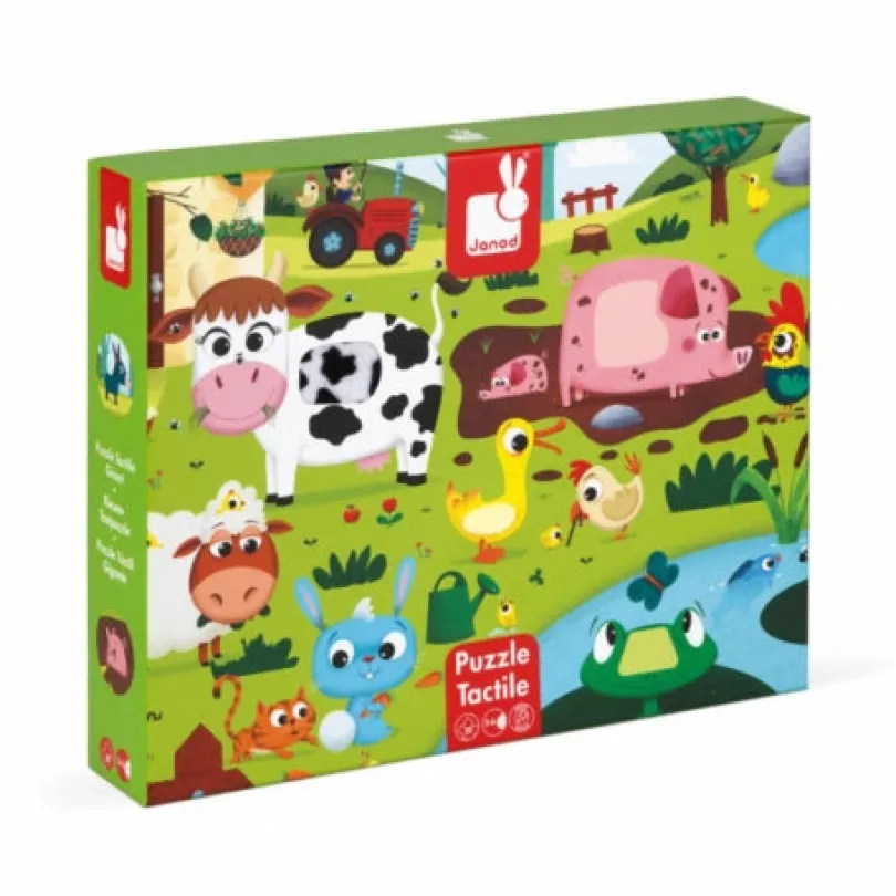Tactile Puzzle Farm Animals (20 pieces)